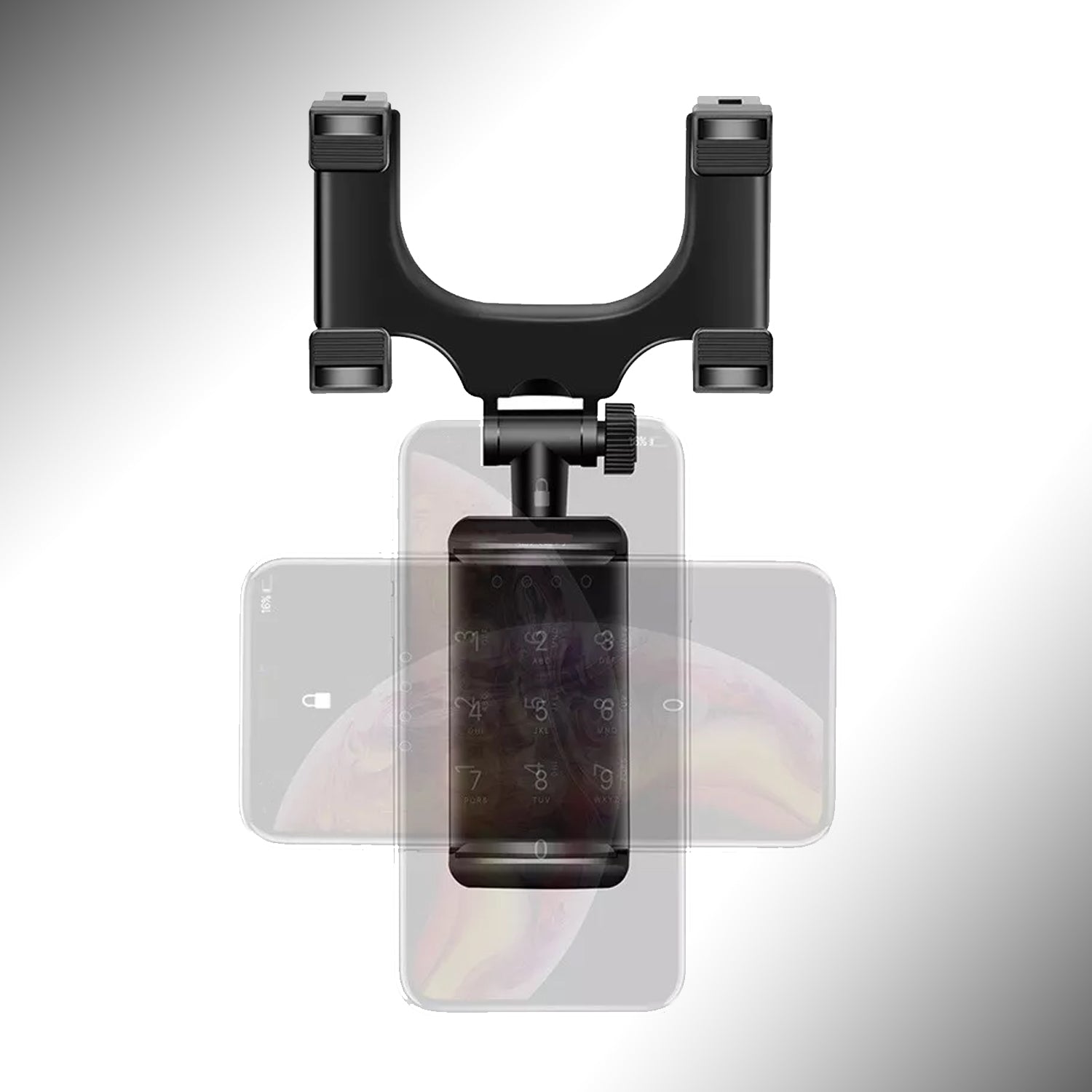 6279 Rear View Mobile Holder Universal Vehicle Rear View Mirror Mobile phone Mount Stand 6279 Rear View Mobile Holder Universal Vehicle Rear View Mirror Mobile phone Mount Stand